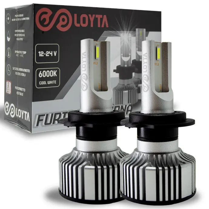 BOMBILLO LED H7 FURIA NOCTURNA 12-24V  25W  PX26d LOYTA