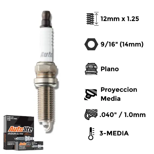 [AAI5683] Bujías Autolite Iridium X4 - NGK DILKAR6A11