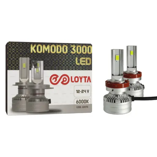 [LYT-H1-KD] Bombillo Led H1 Komodo 3000 12-24V 45W P14.5s Loyta
