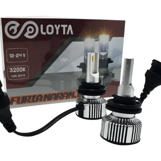 [LYT-H11-NA] Bombillo Led H11 Furia Naranja 2800K 12-24V 25W PGJ19-2